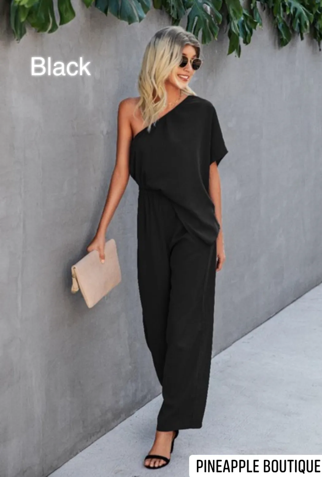 Beka One Shoulder Jumpsuit