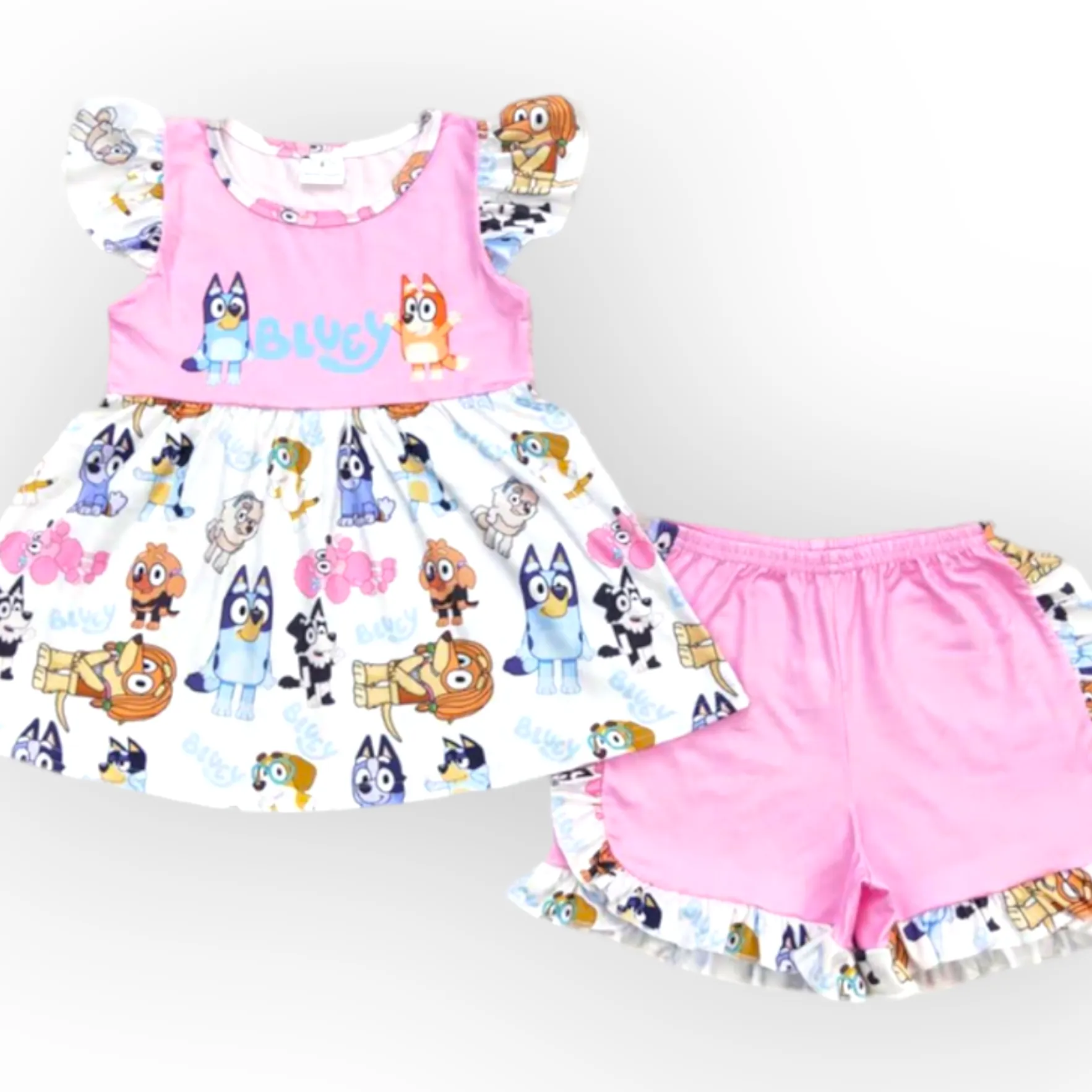 Bluey short set for girls