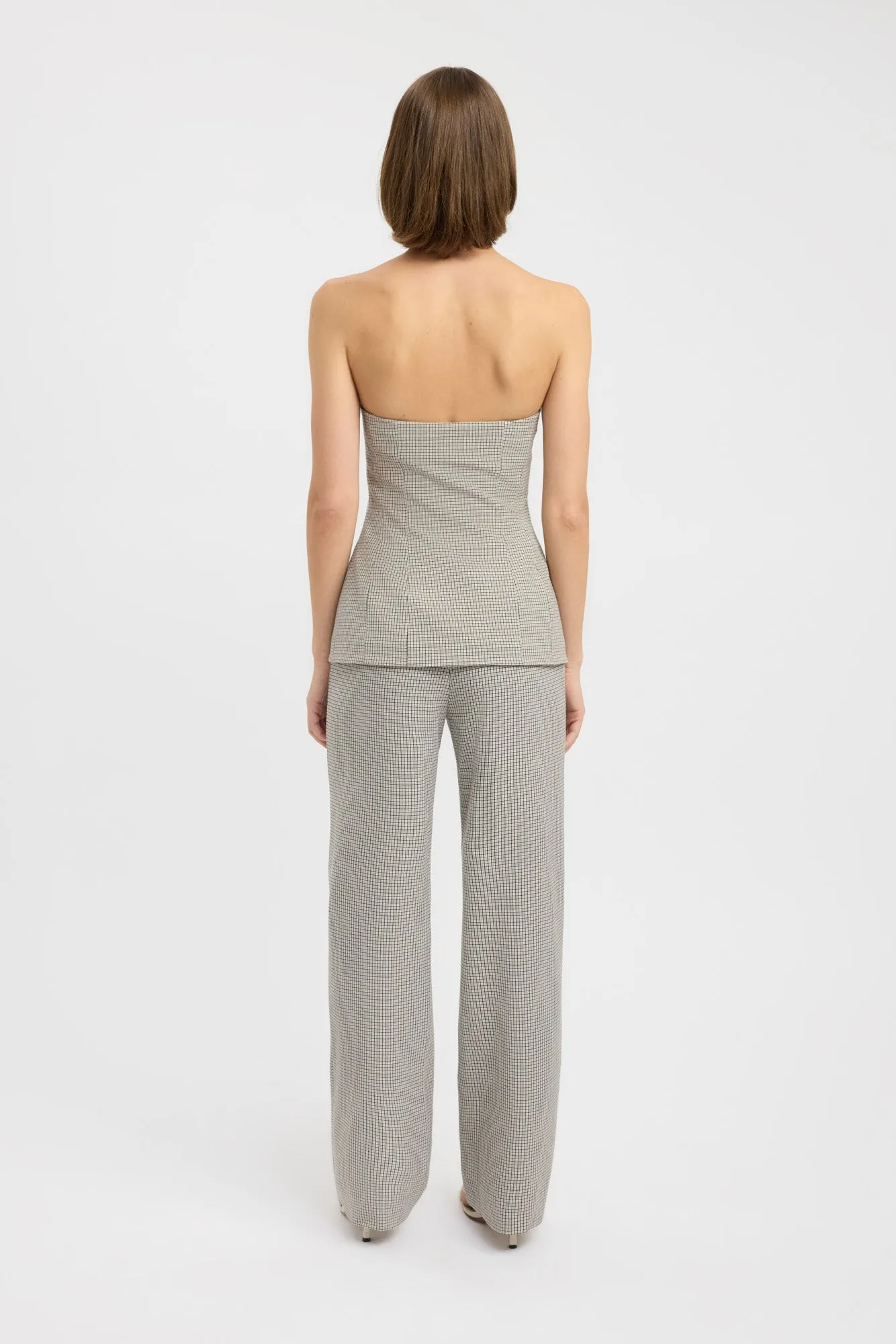 Denver Strapless Button Top