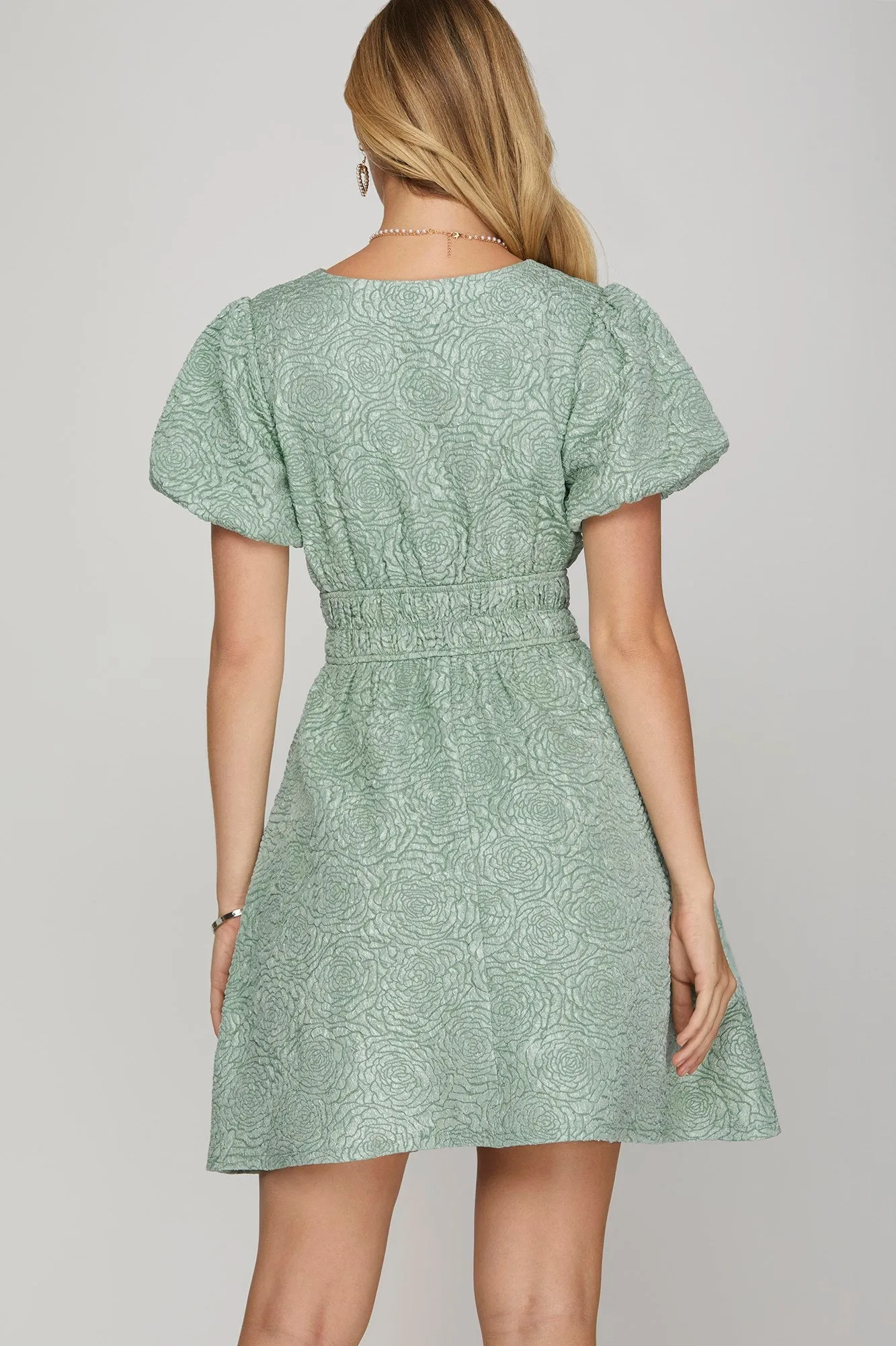 Don't Be Shy Dress in Sage