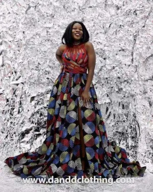 Elegant Africa Ankara Dress