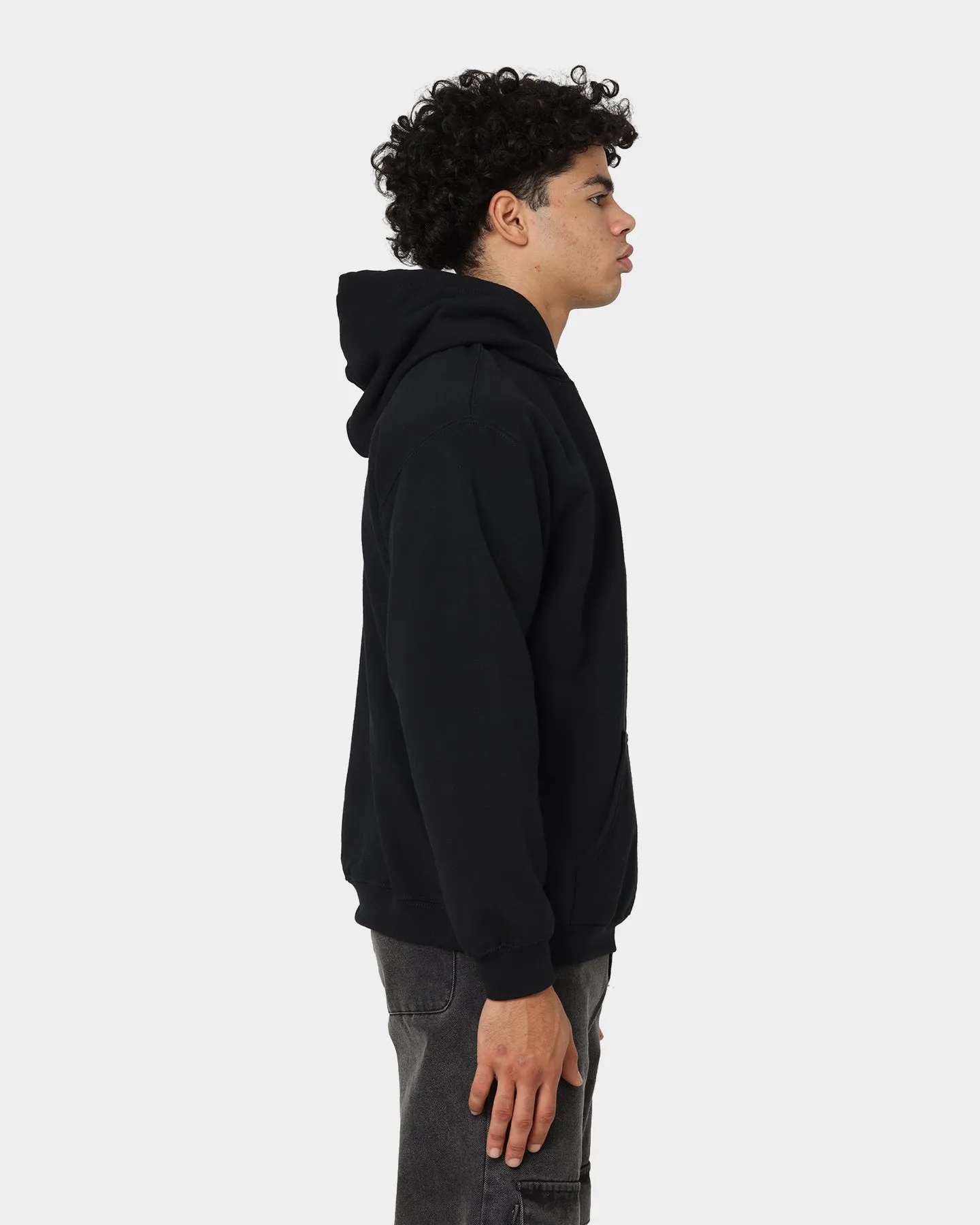 Goat Crew Fire Rose Hoodie Black