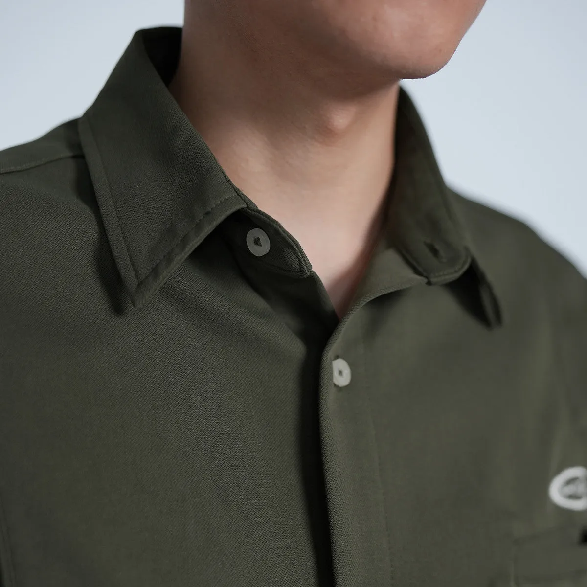 High Cultured Engineered Arc Loose Short Sleeve Shirt- 87