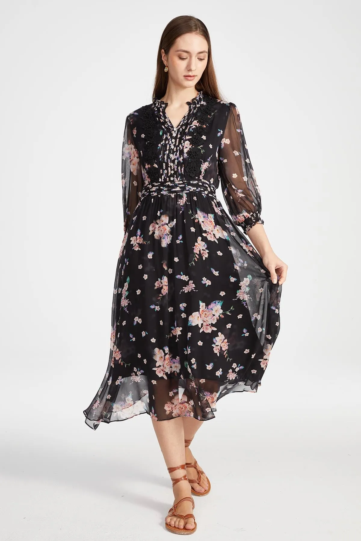 Juliana Silk Dress
