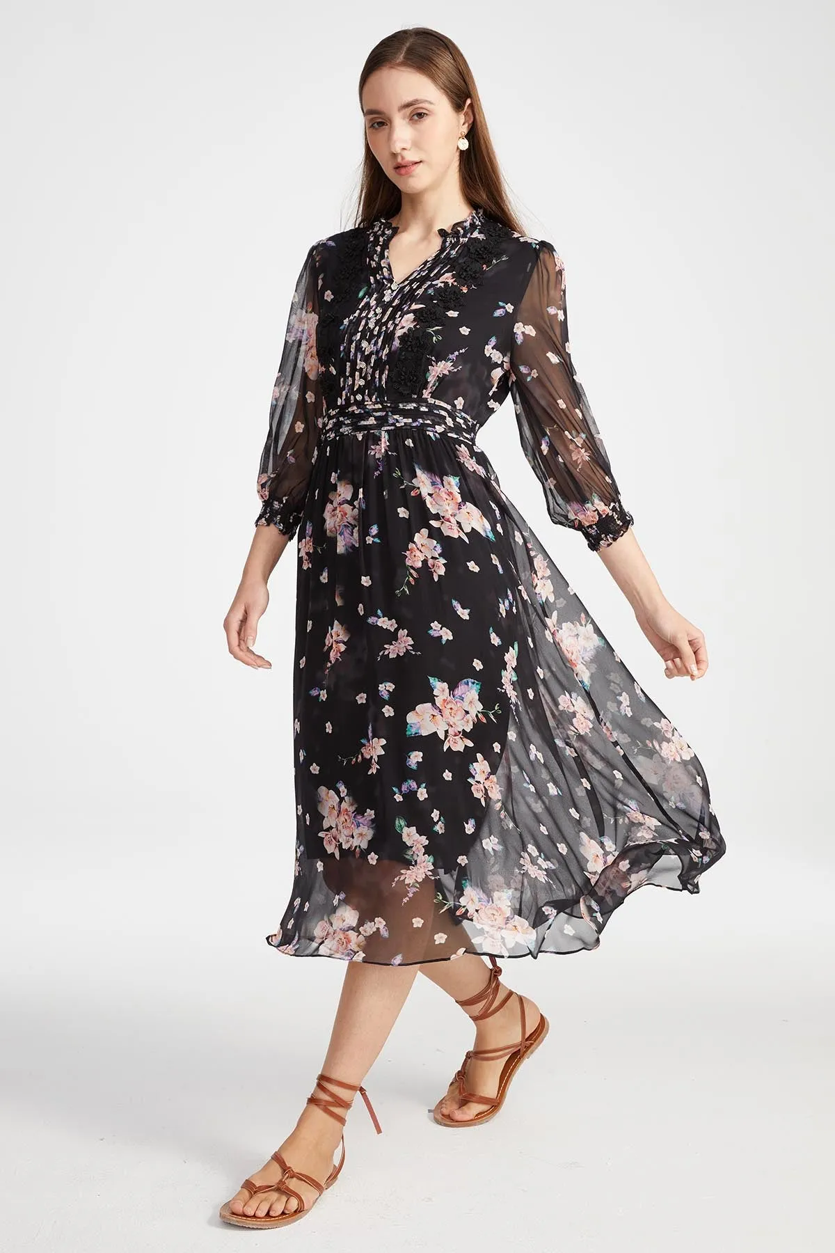 Juliana Silk Dress