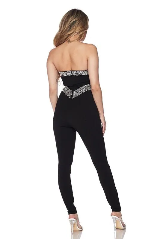 JUST A CUTIE JUMPSUIT- BLACK