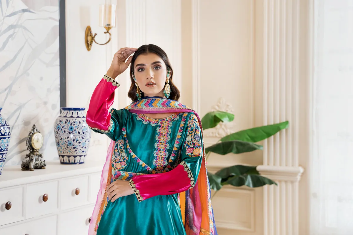 Luxury Silk Ready to Wear 3 Pcs Collection by Gulwarun