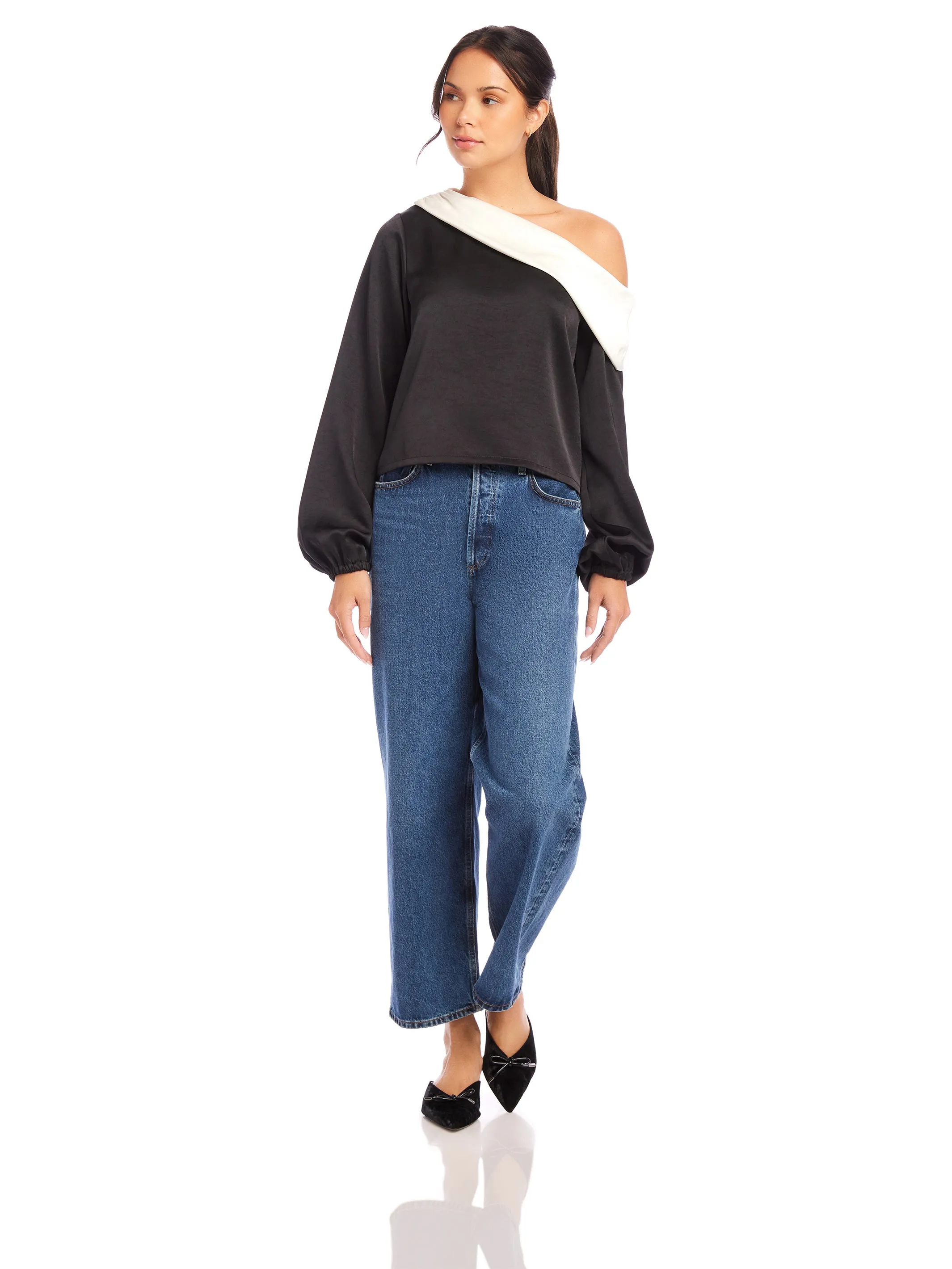 Marisa One-Shoulder Top