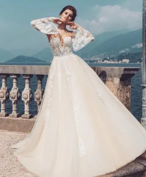 Mesmerizing lace A-line dress