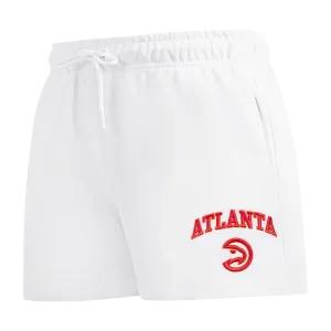 NBA ATLANTA HAWKS CLASSIC WOMEN'S SHORT (WHITE)