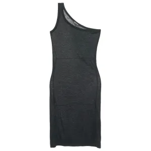 ONE SHOULDER DRESS / BLACK
