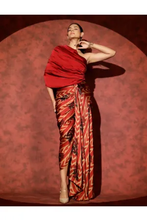 PALLADIO ONE-SHOULDER GOWN