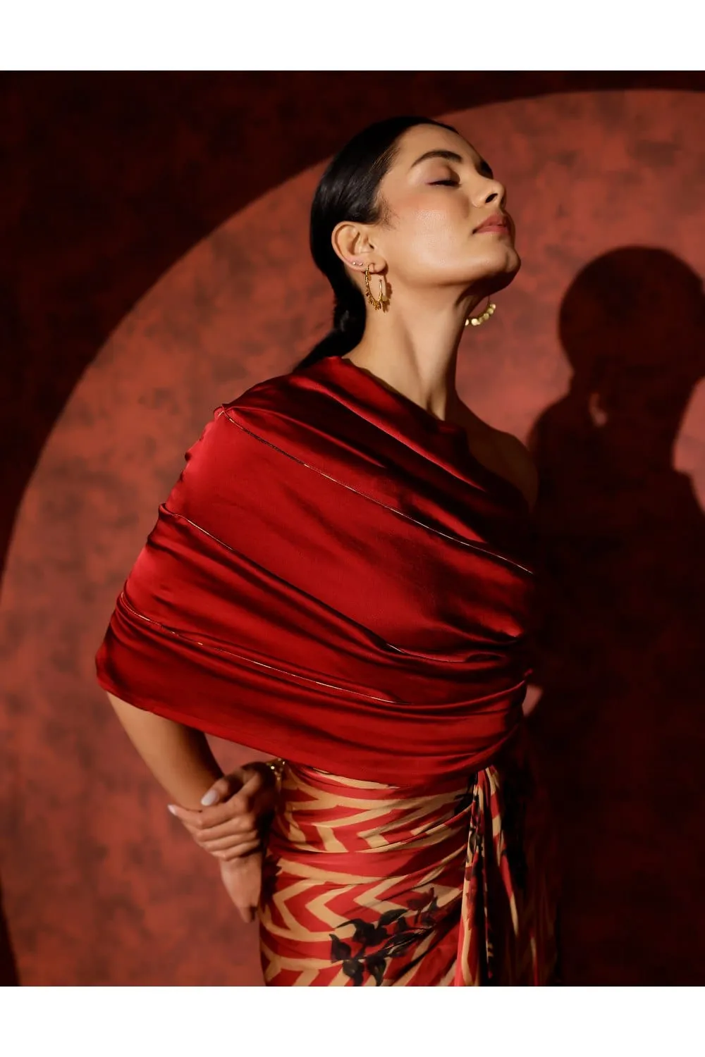PALLADIO ONE-SHOULDER GOWN